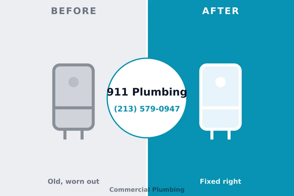 Before and after: plumbing repair Crested Butte, CO